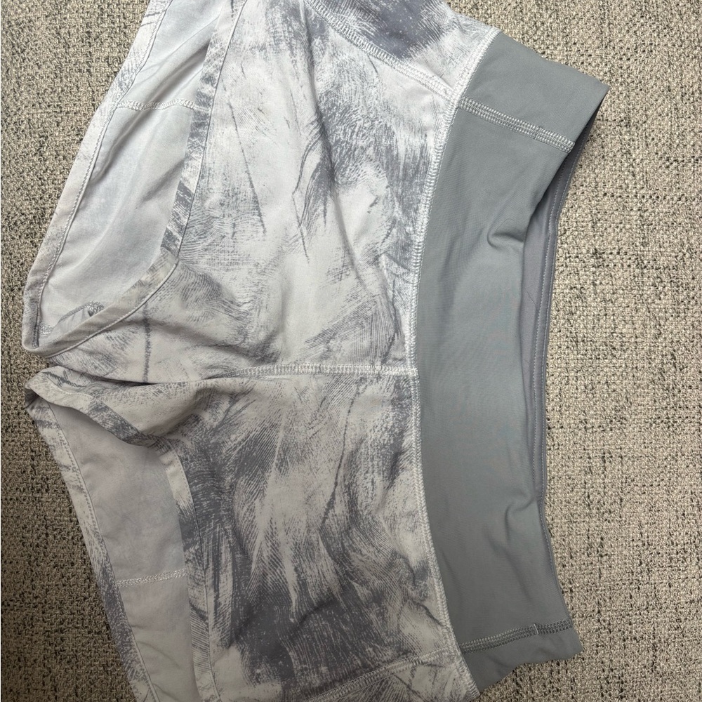Lululemon Athletica Gray Athletic Shorts with Performance Fabric